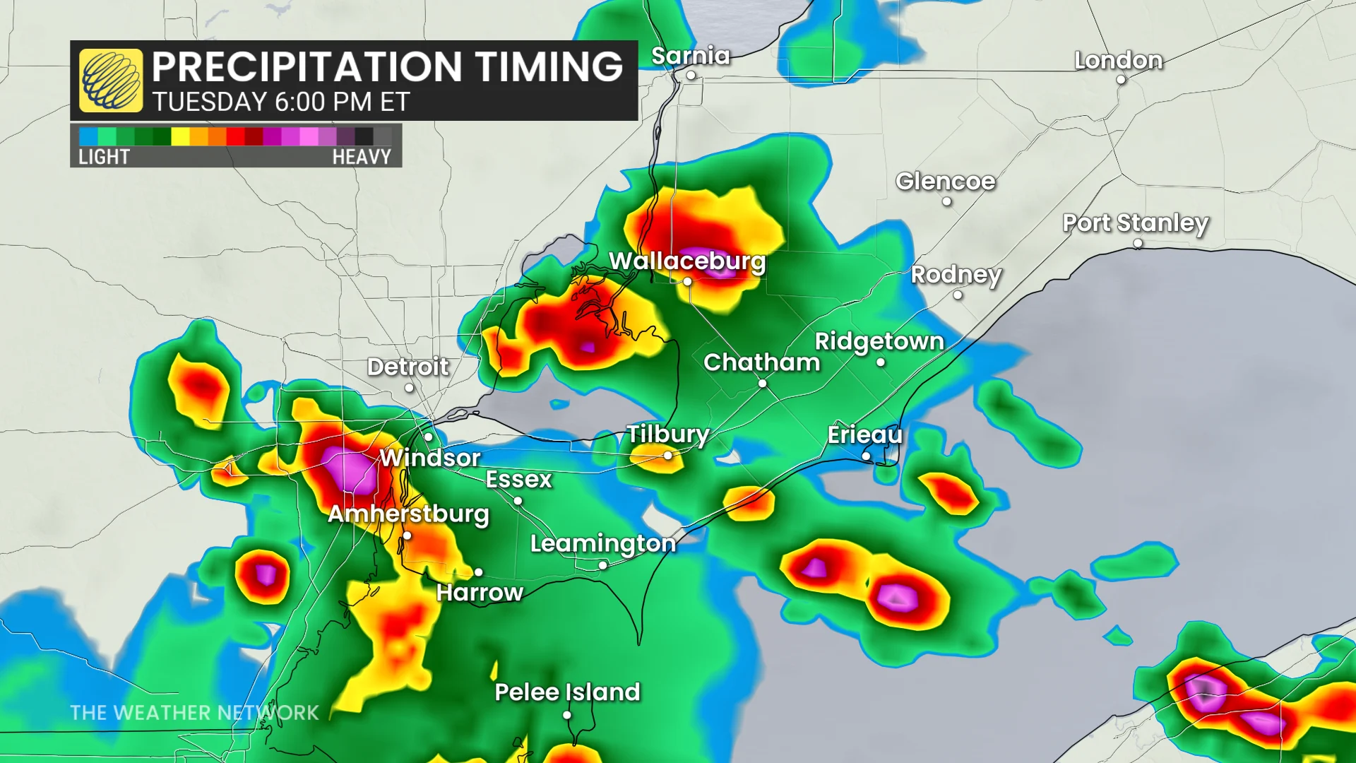 Southwestern Ontario Tuesday evening forecast storms - Aug. 11, 2026