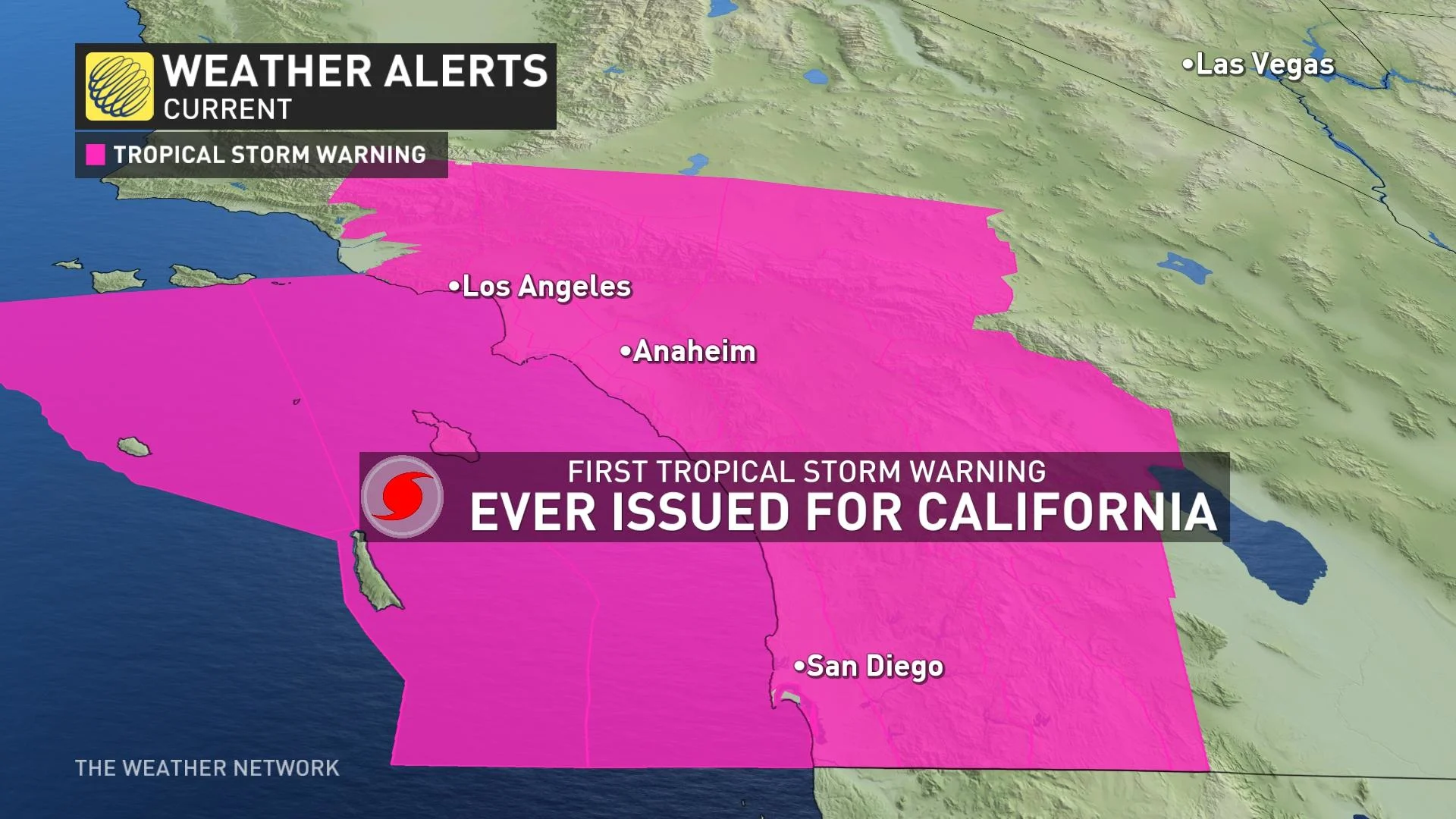 California Tropical Storm Warning