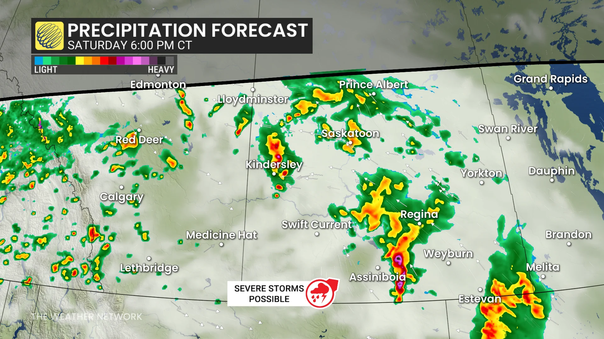 Barron - 0718 ABSK Saturday Precipitation Forecast