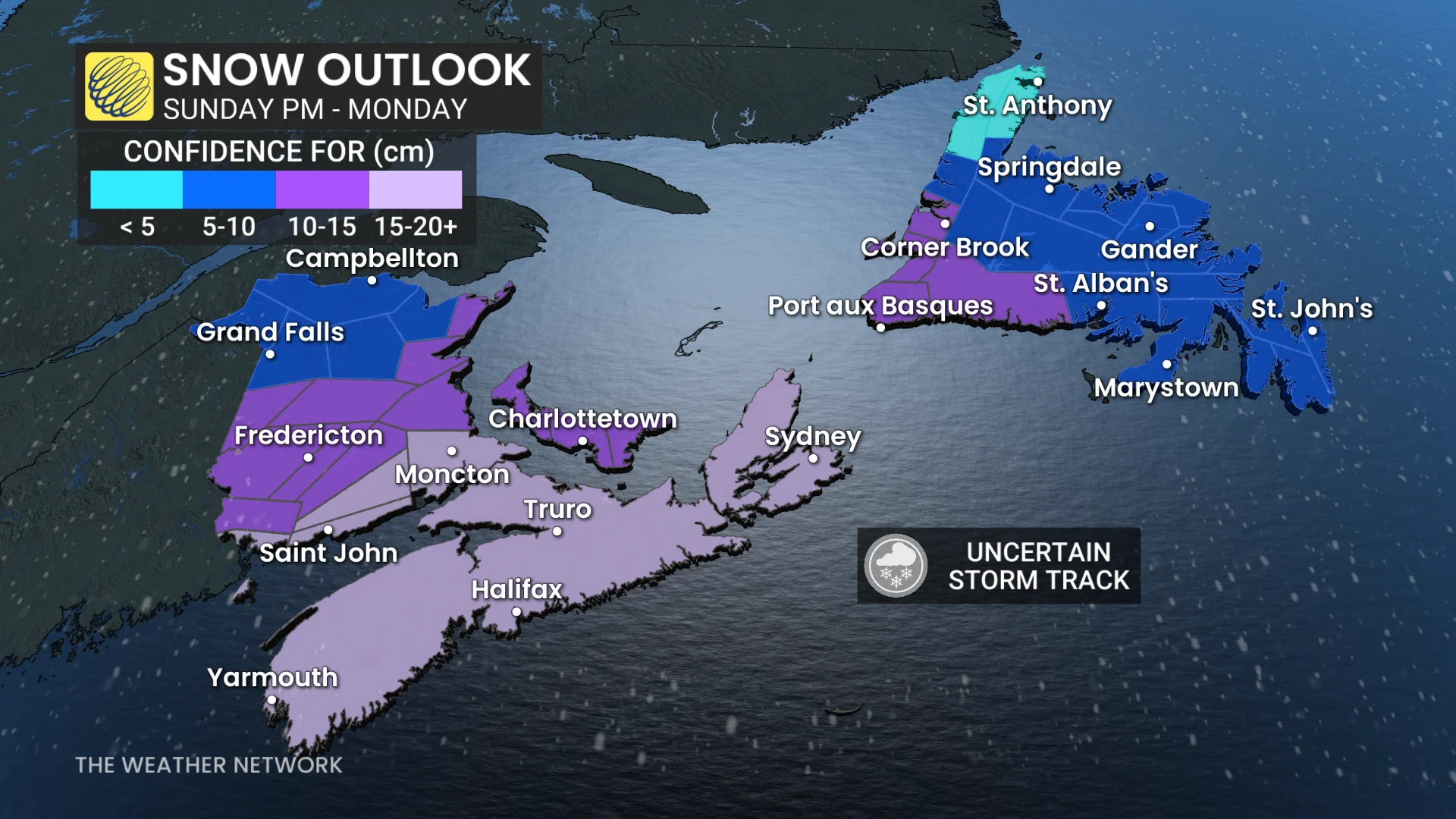 Baron - Atlantic Canada snow - Jan 22
