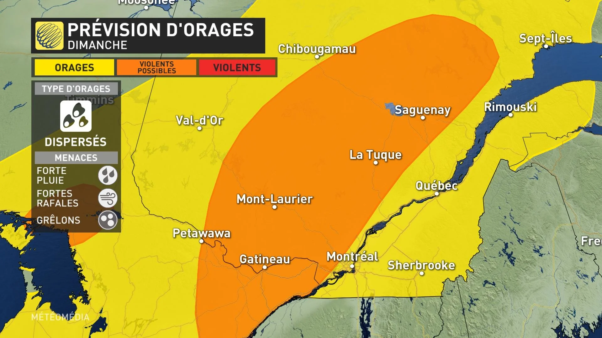 Prévision d'orages