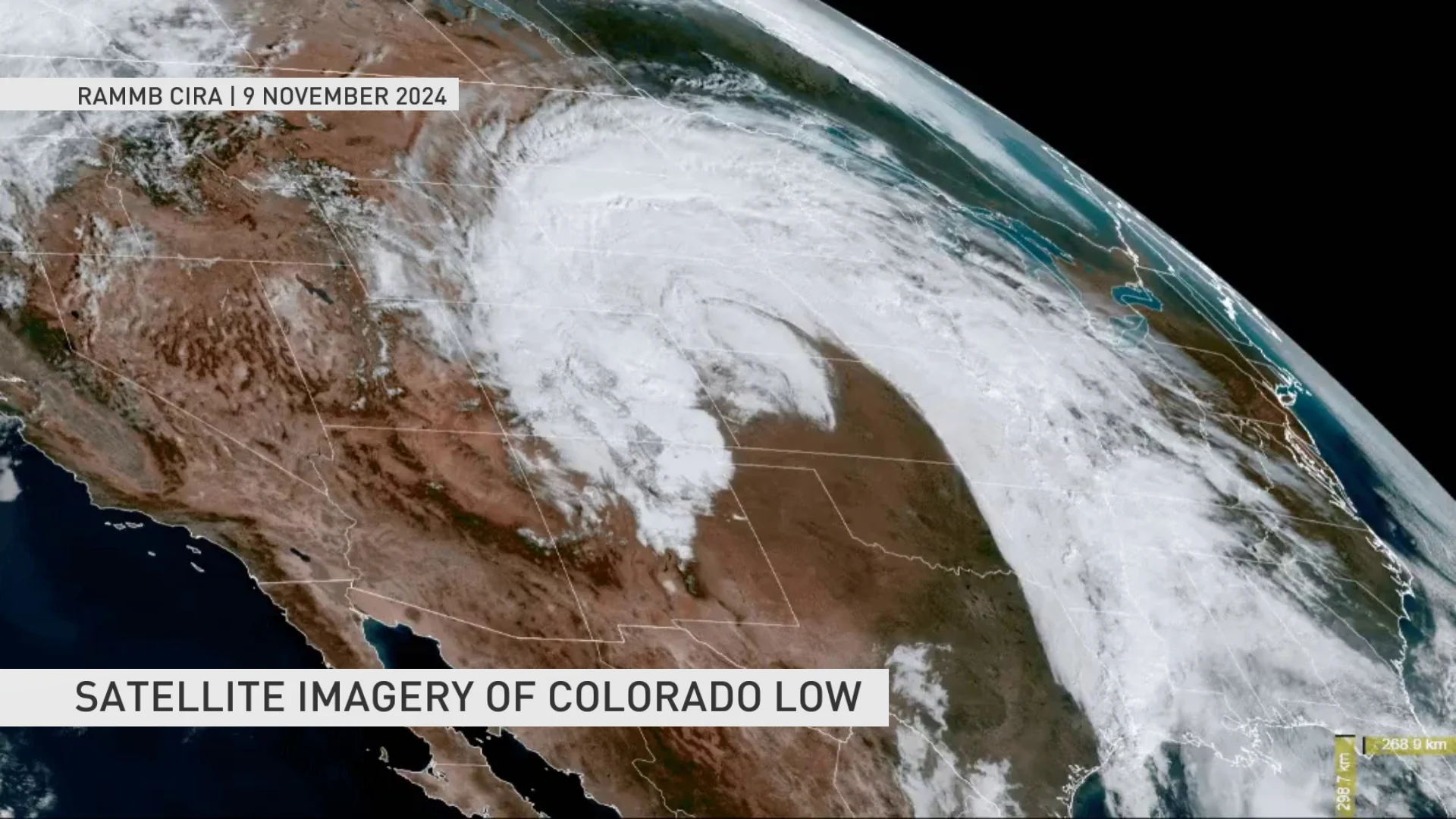 Colorado low satellite imagery/RAMMB CIRA/NOAA