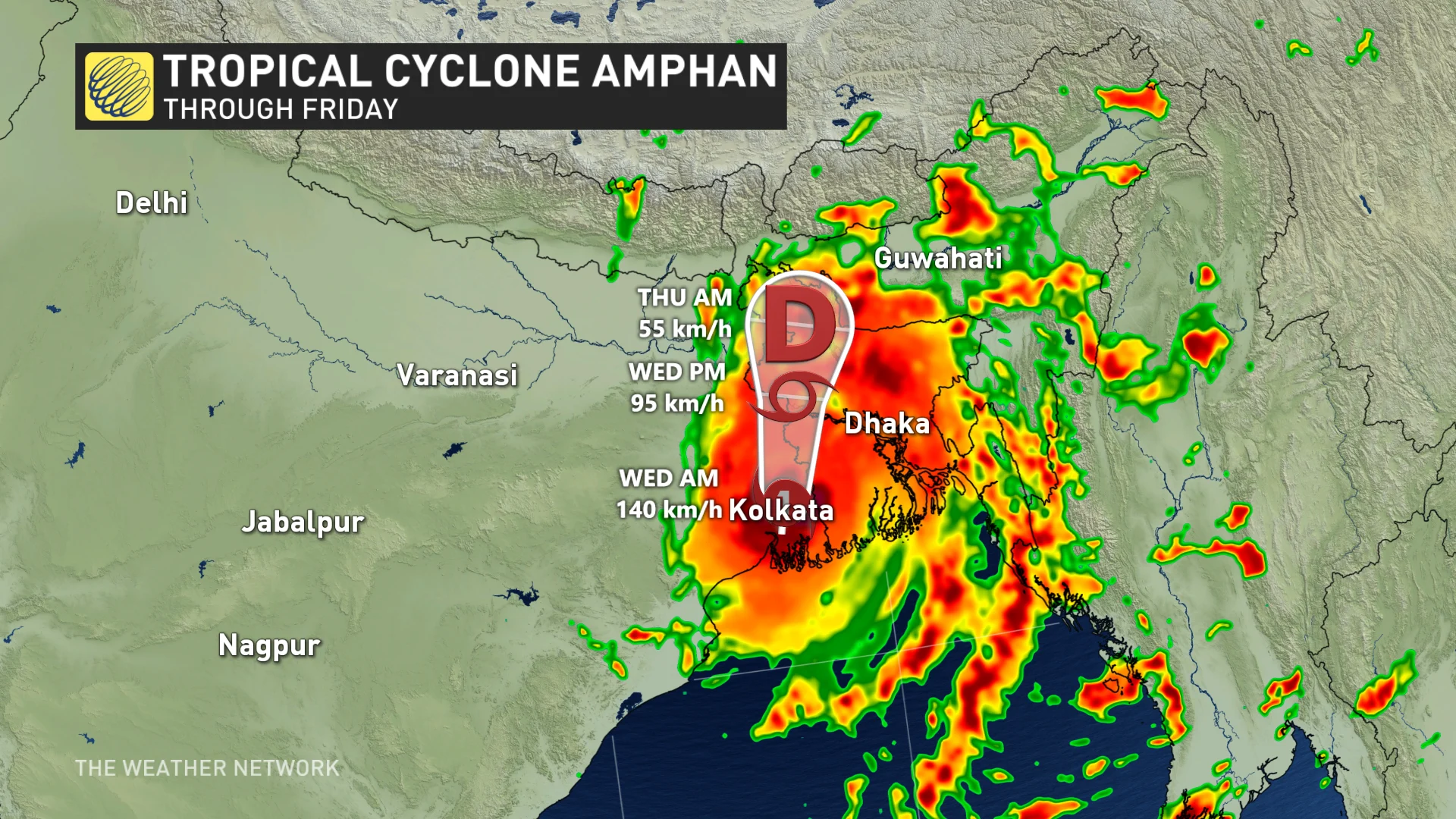 Millions evacuated as Cyclone Amphan slams India, Bangladesh - The ...