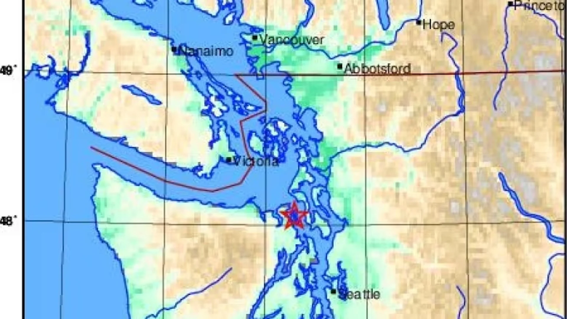 4.5-magnitude earthquake felt in Greater Victoria, B.C., area 