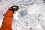 Caught on video: Snowboarder escapes avalanche unharmed