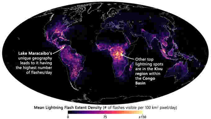 Lightning Imaging Sensor annual density climate 2020 NASA