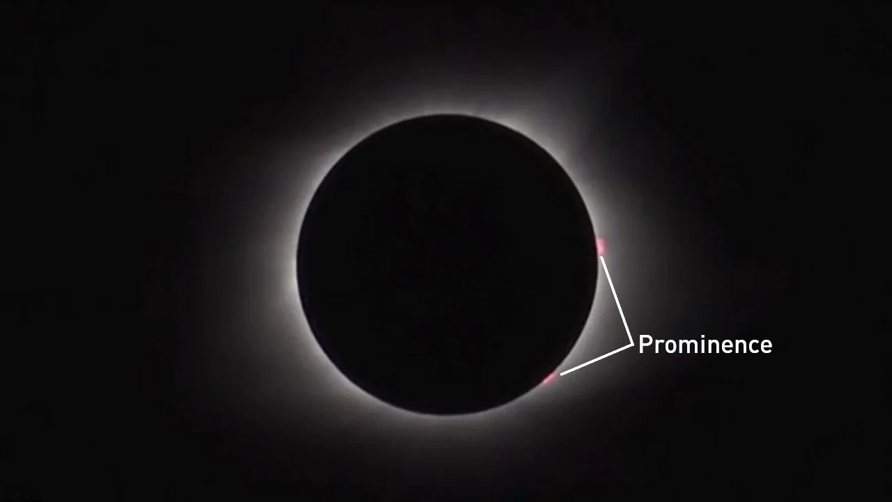 Eclipse Prominence - Silver Point TN August 2017
