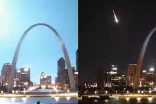 Blazing fireball turns night to day over St. Louis Monday night