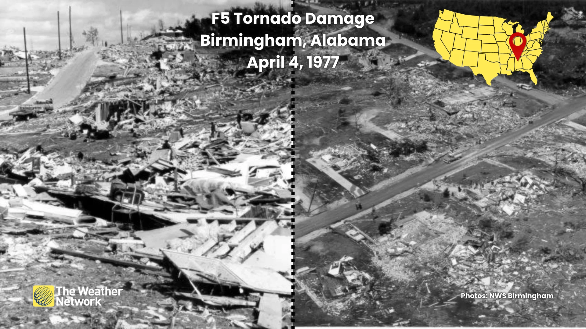 Birmingham F5 Tornado April 4, 1977