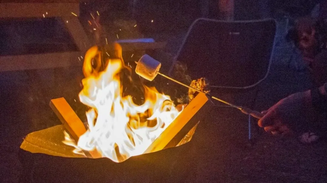 CBC: Campfires are permitted across much of B.C., but they have to be small in size and there has to be a fuel break around them — the area must be cleared of debris and anything combustible. (Robson Fletcher/CBC)