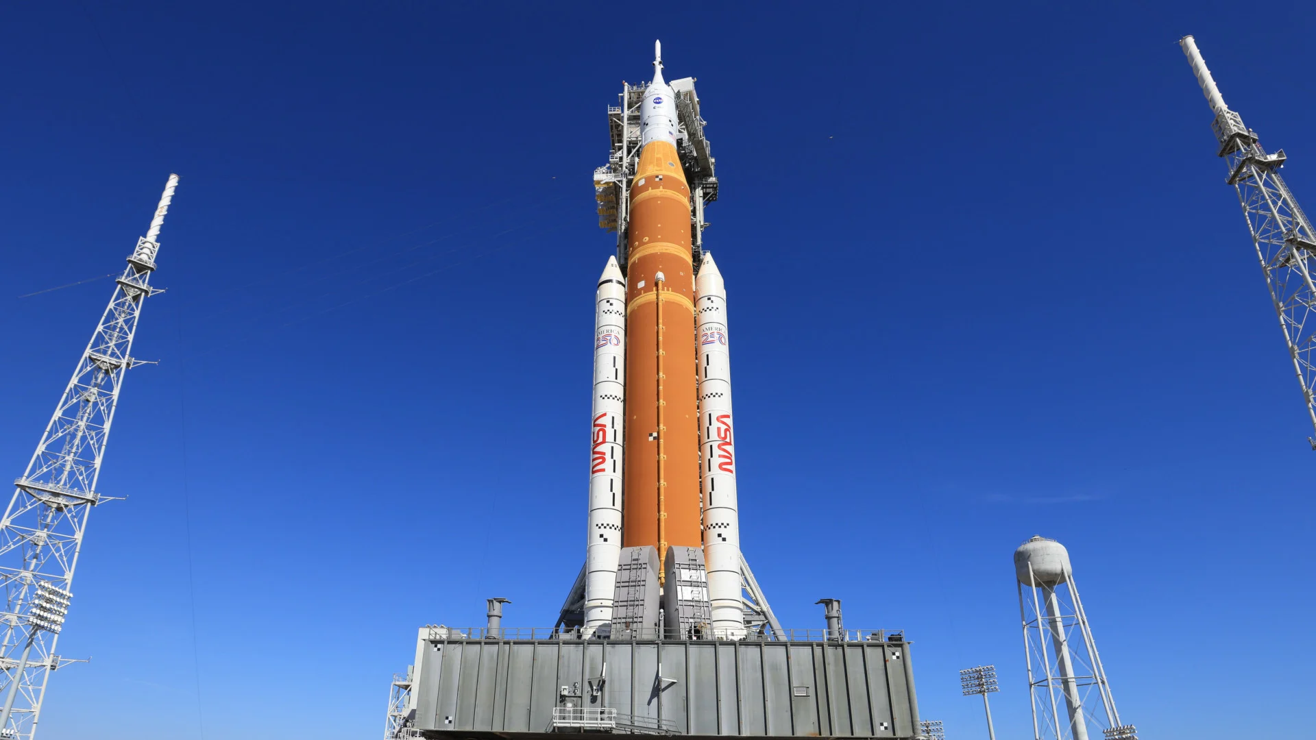 Artemis 2 SLS - Feb 10 - KSC - NASA Ben Smegelsky