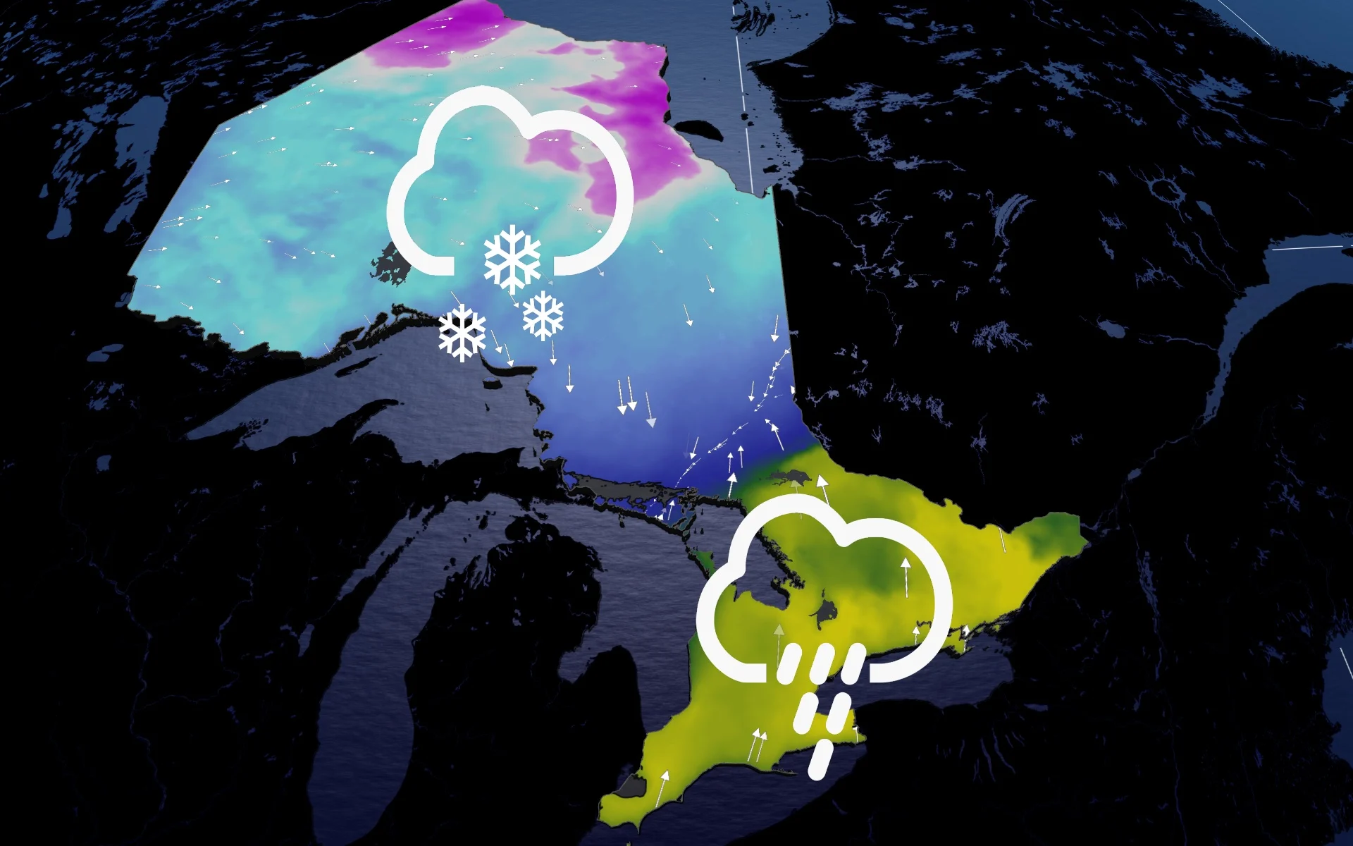 Treacherous, snowy conditions will continue Thursday across parts of Ontario