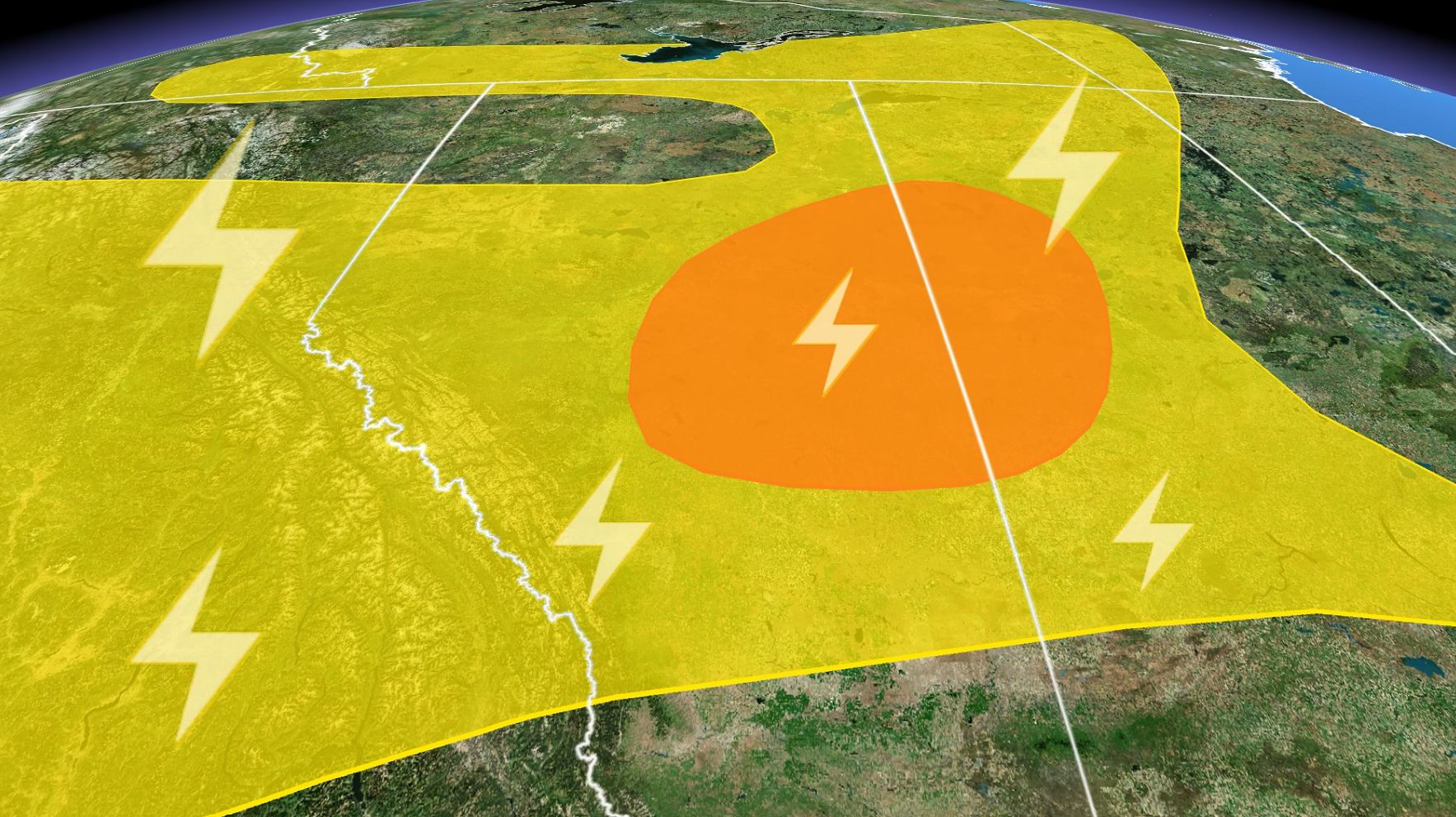 Severe Storm Threat Prompts Large Hail and Strong Winds in Alberta
