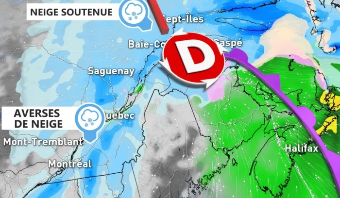 Vents et neige : écoles et routes fermées dans cette région