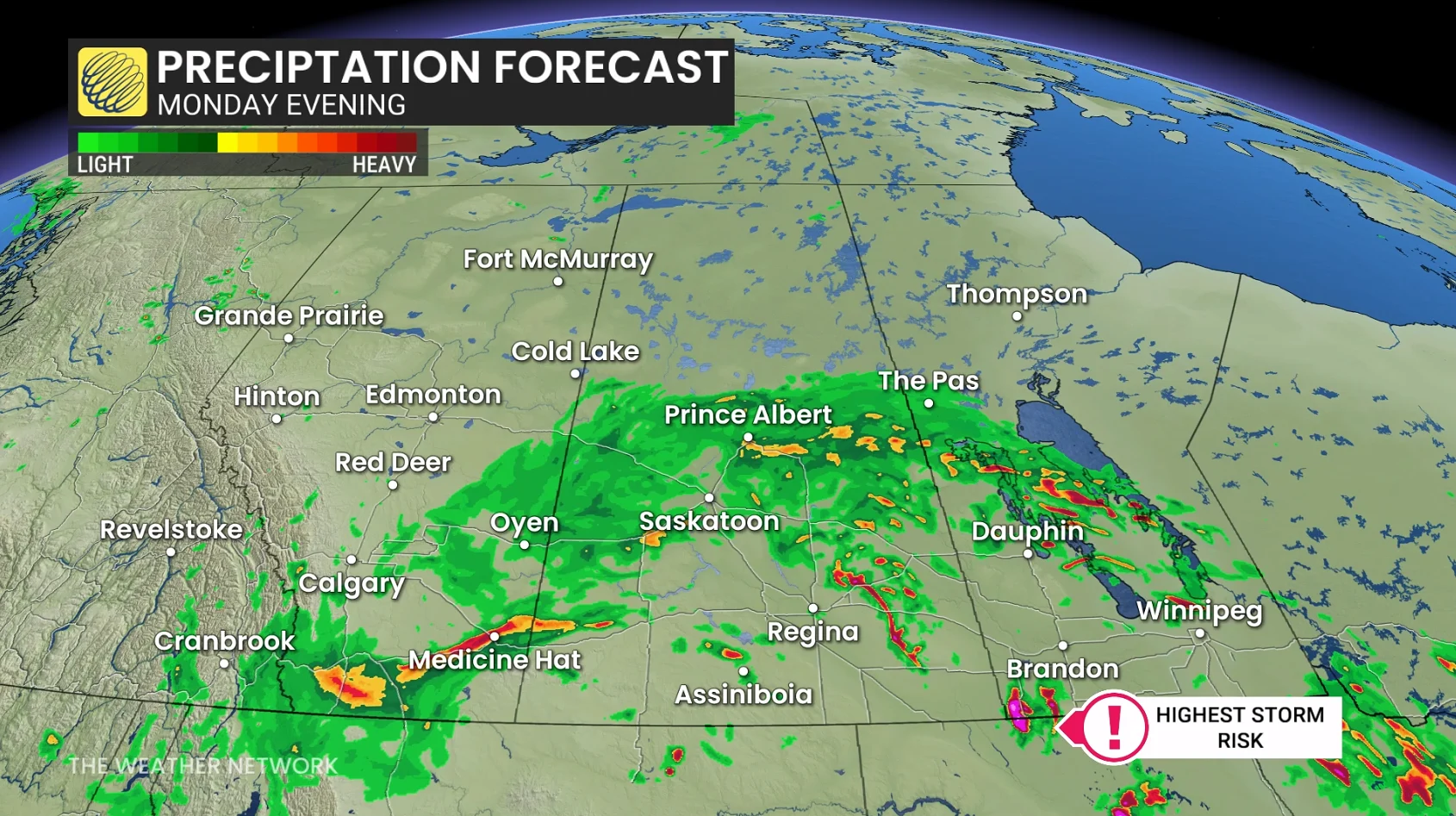 Prairies, Storm, Labour Day, Manitoba, Alberta, Saskatchewan, Winnipeg, Calgary, Regina, September 07, 2026. (The Weather Network/Tyler Hamilton)