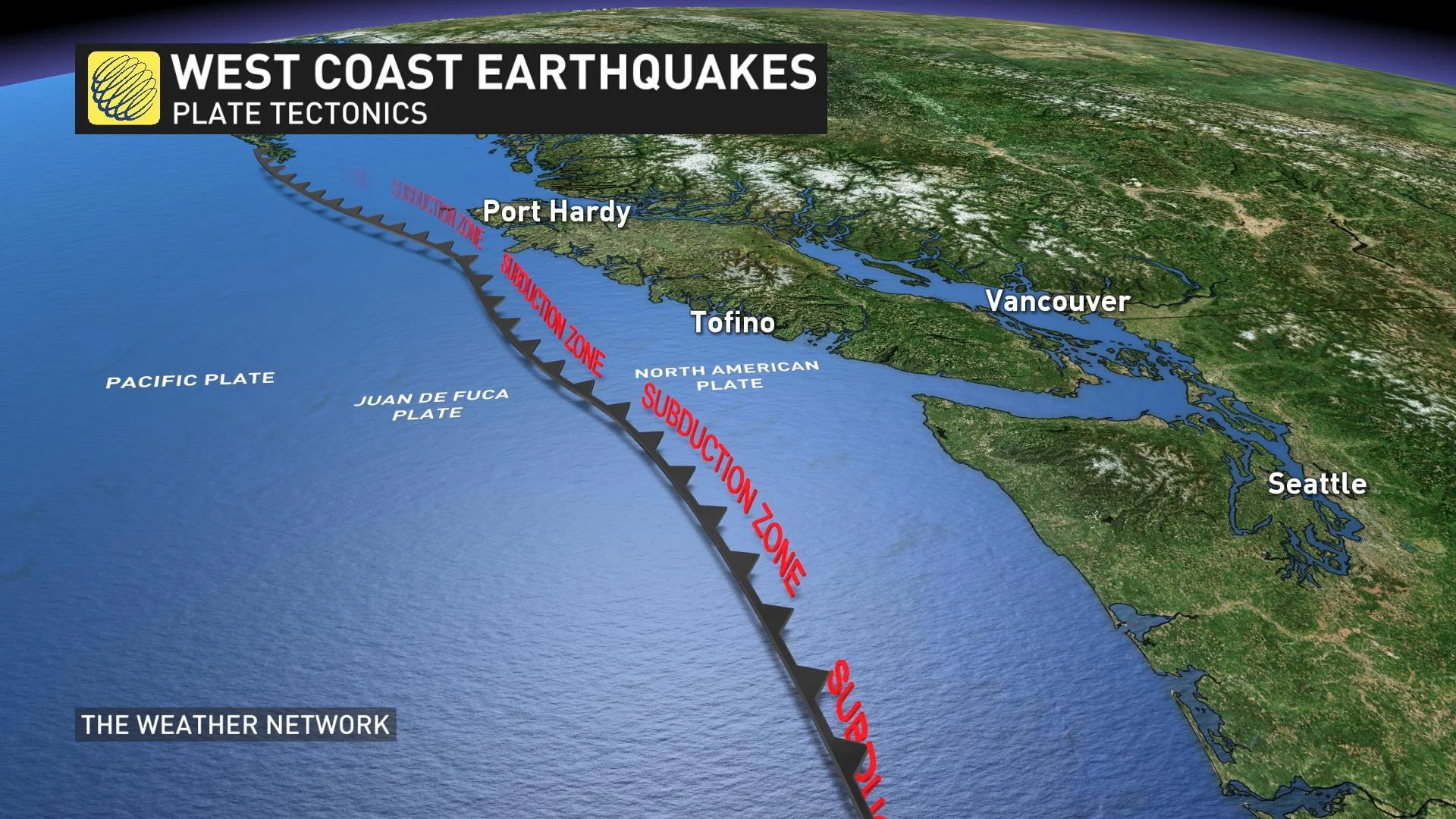 Earthquake Tectonics West