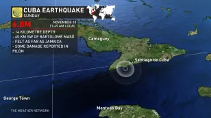 Strong quake rocks eastern Cuba, damaging buildings, infrastructure