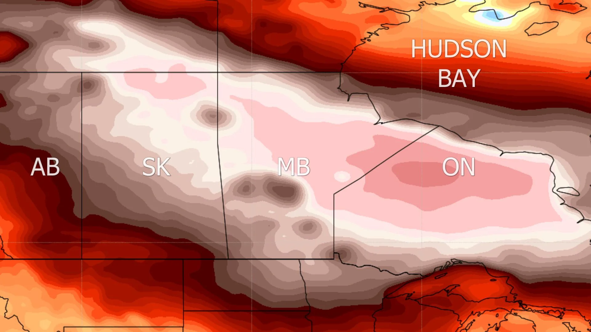 Staggering warmth recorded in Canada during the heart of winter