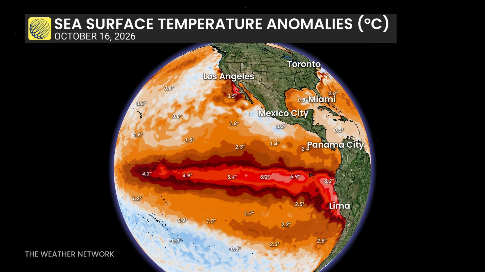 ENSO SSTs October 16 2026