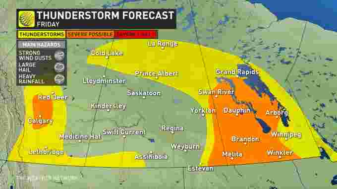 Alberta storm risk
