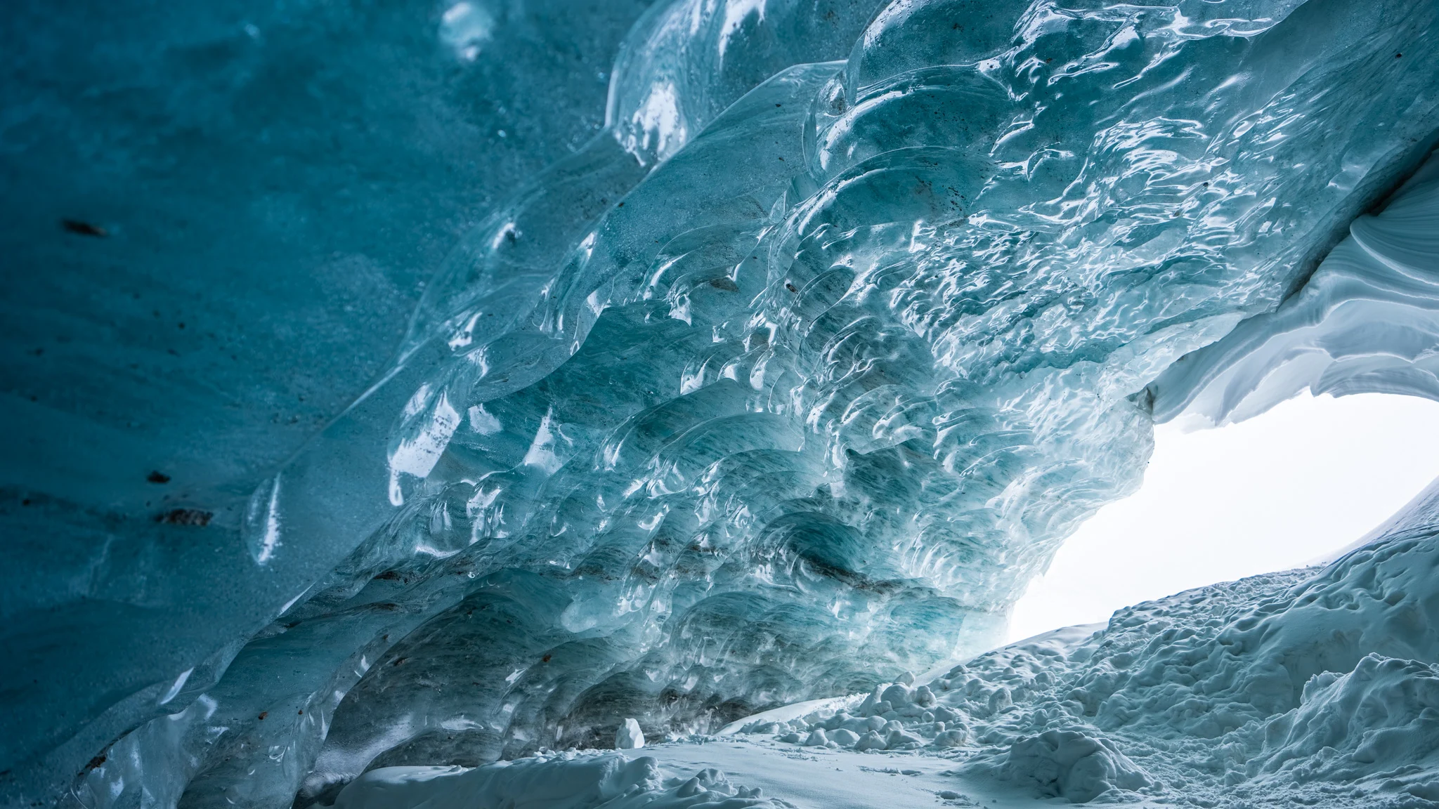 Kyle Brittain glacial cave 4