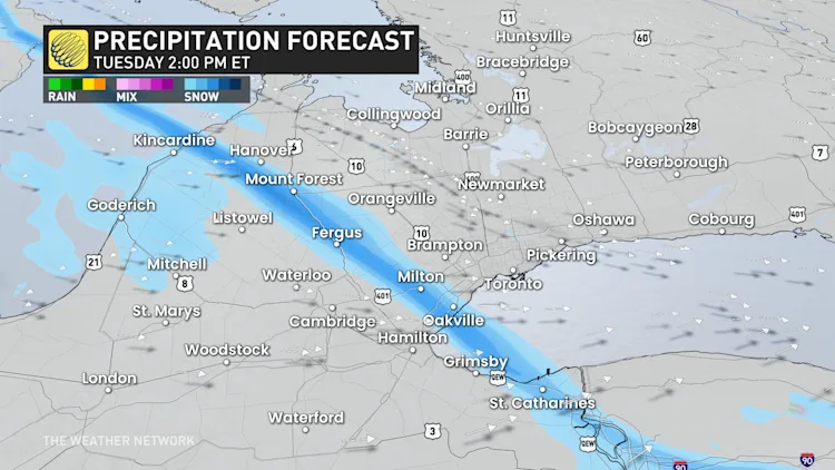 Hazardous travel lingers as prolonged snow squalls batter parts of ...