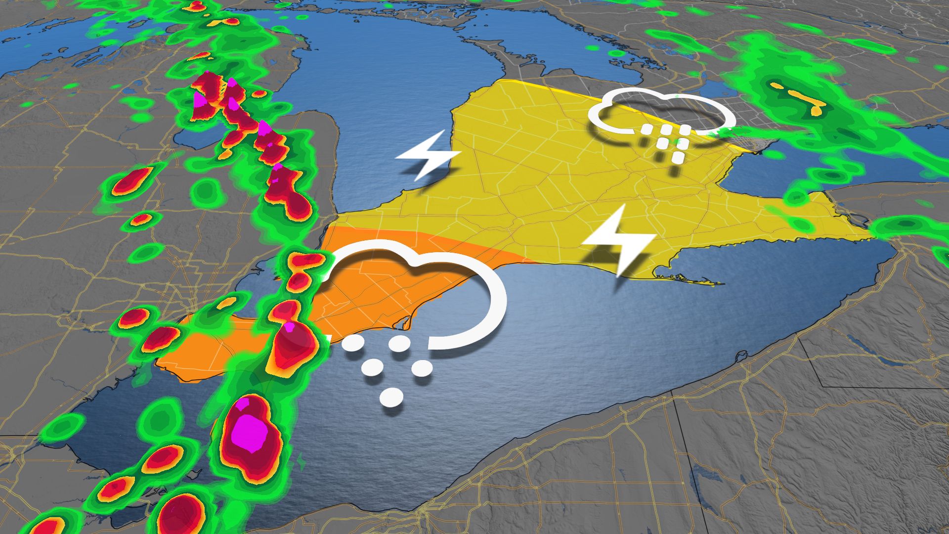 Severe storm threat creeps into southern Ontario with next bout of rain ...