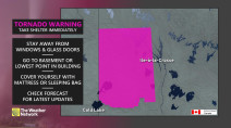 Tornado warning issued in northern Saskatchewan, seek shelter immediately