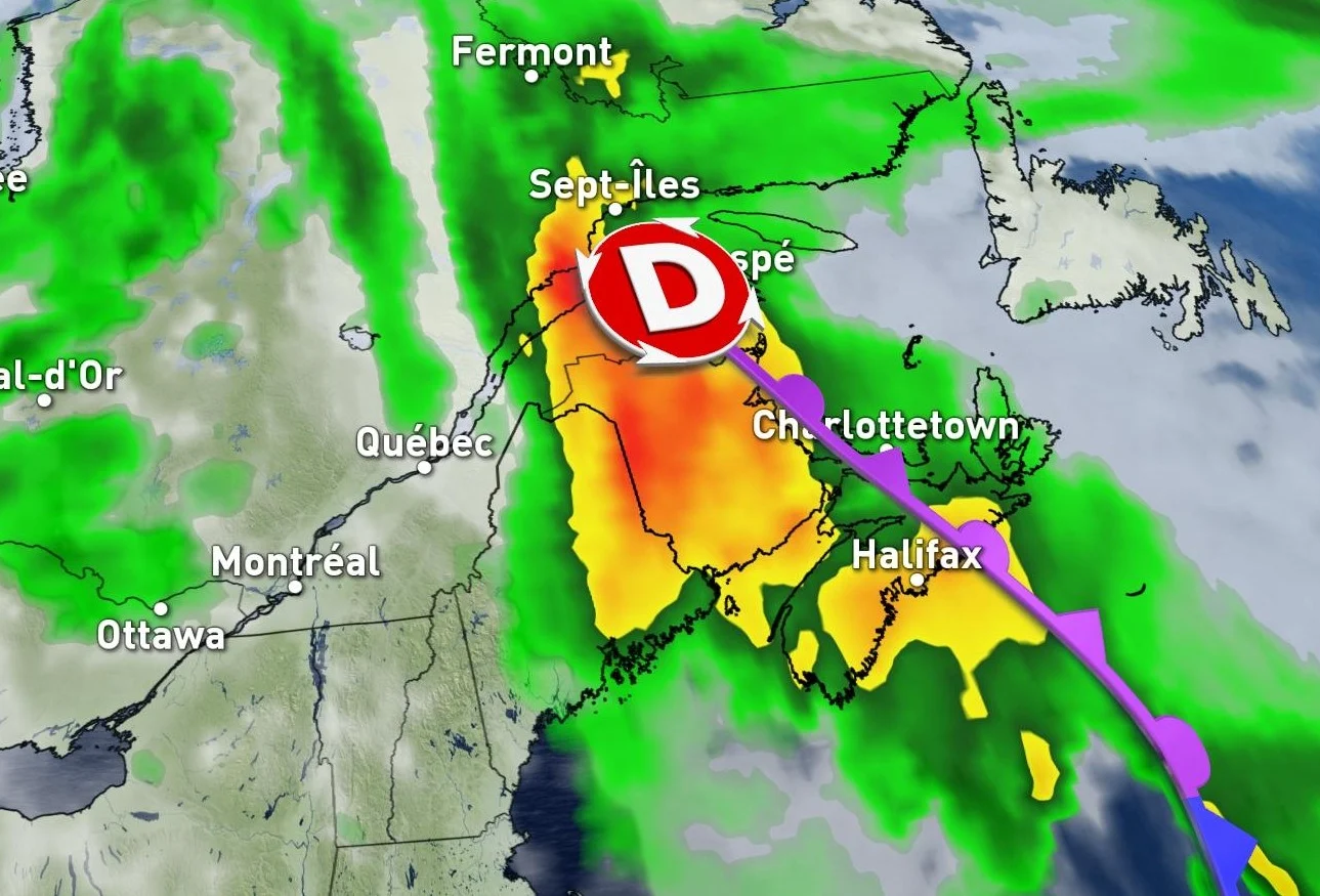 Trois fois plus de pluie que d'habitude dans ce secteur