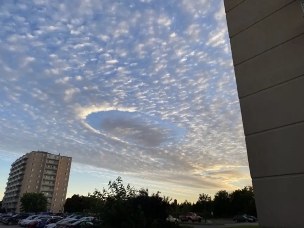 Did you see this strange cloud formation in Ontario?