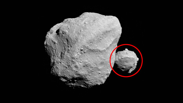 Lucy’s first close-up of the Dinkenish asteroid reveals it has a small moon!