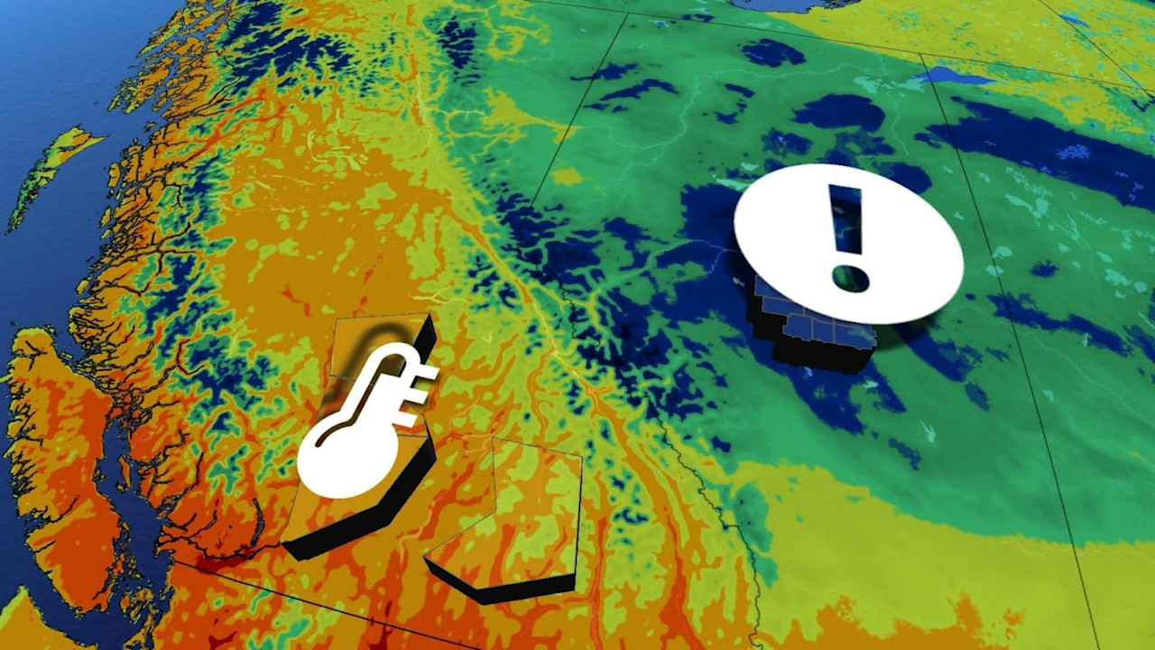 Dueling patterns build huge temperature swing over Western Canada ...