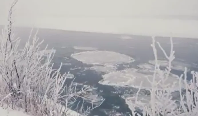  Ice 'pancakes' form in South Saskatchewan River: See them here