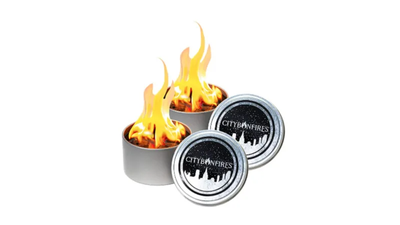 Amazon, City Bonfires, CANVA, campfire essentials