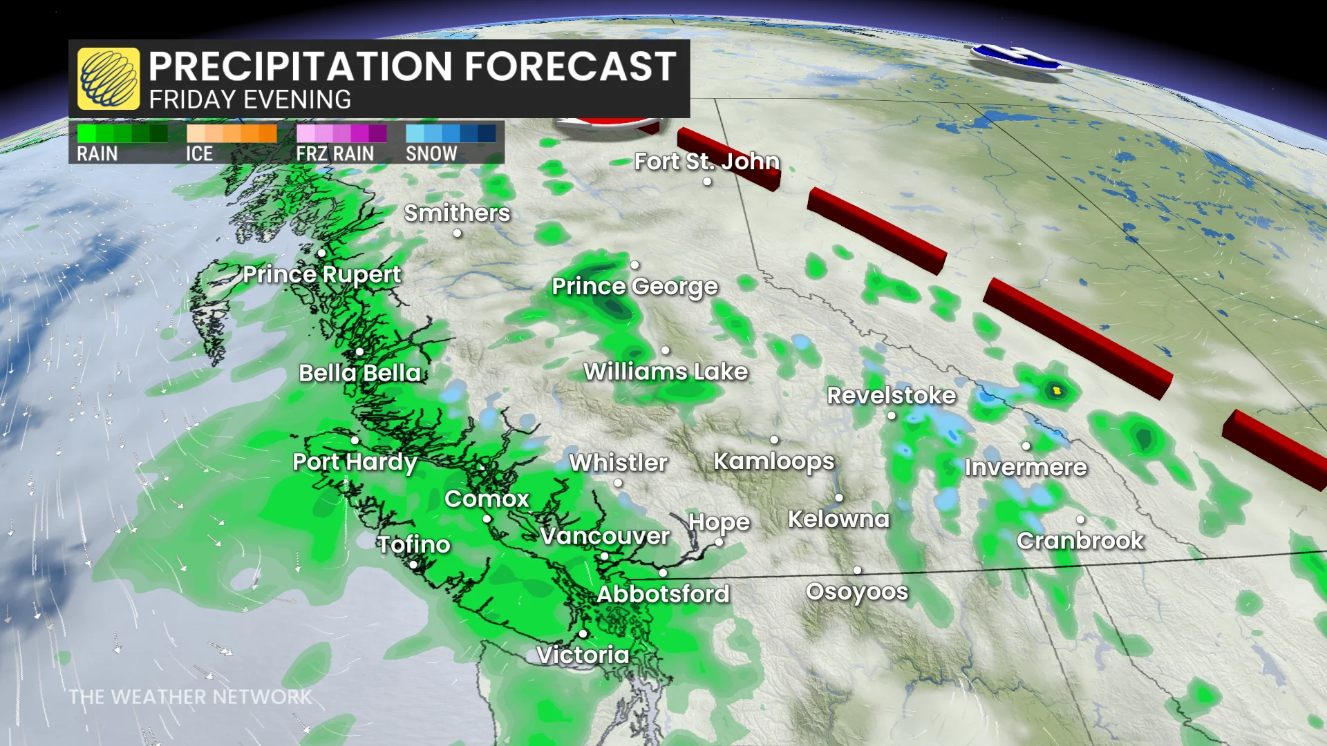 Baron - BC Friday evening precipitation - May 15