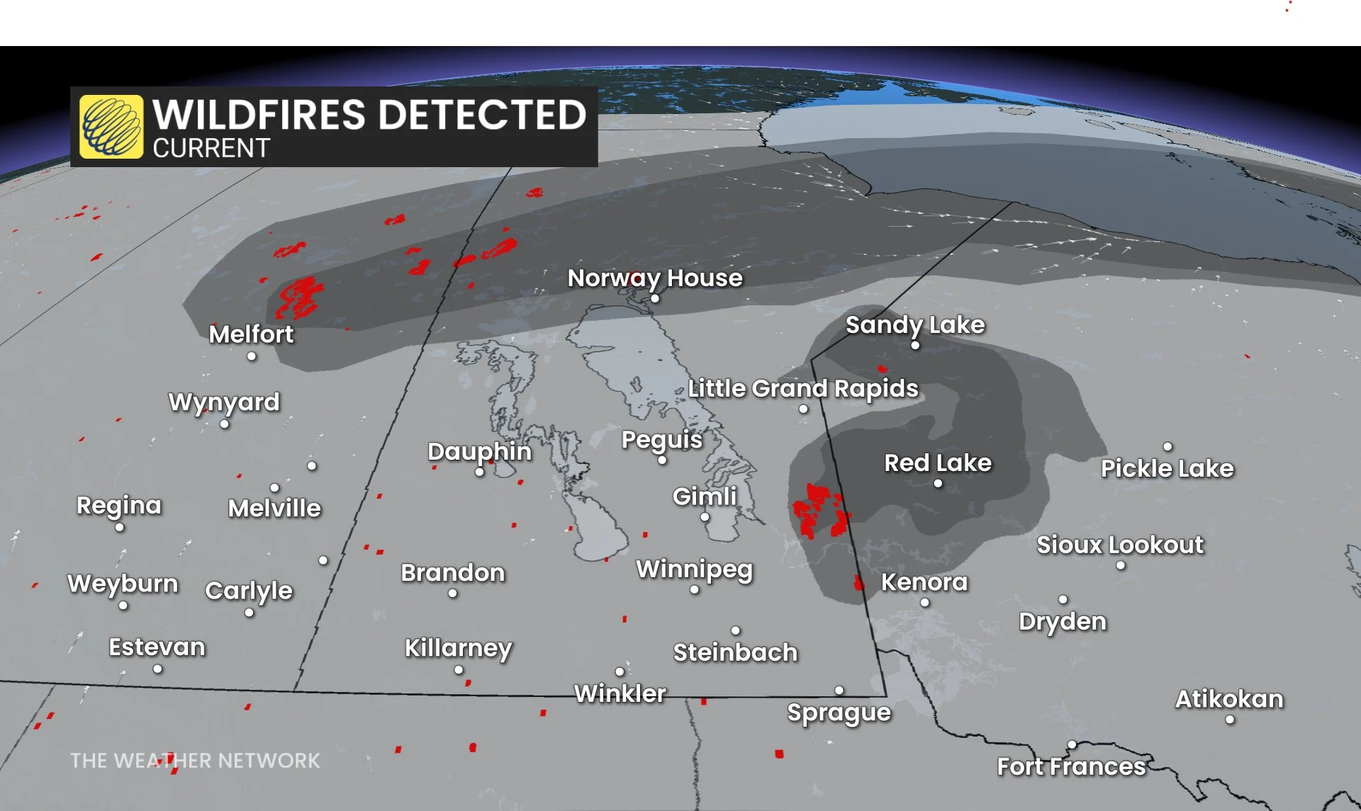 Current Manitoba wildfires May 28