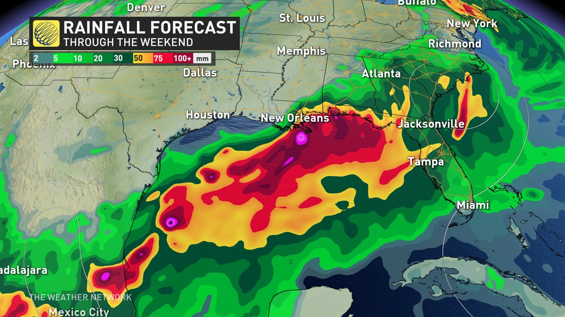 Rainfall Gulf