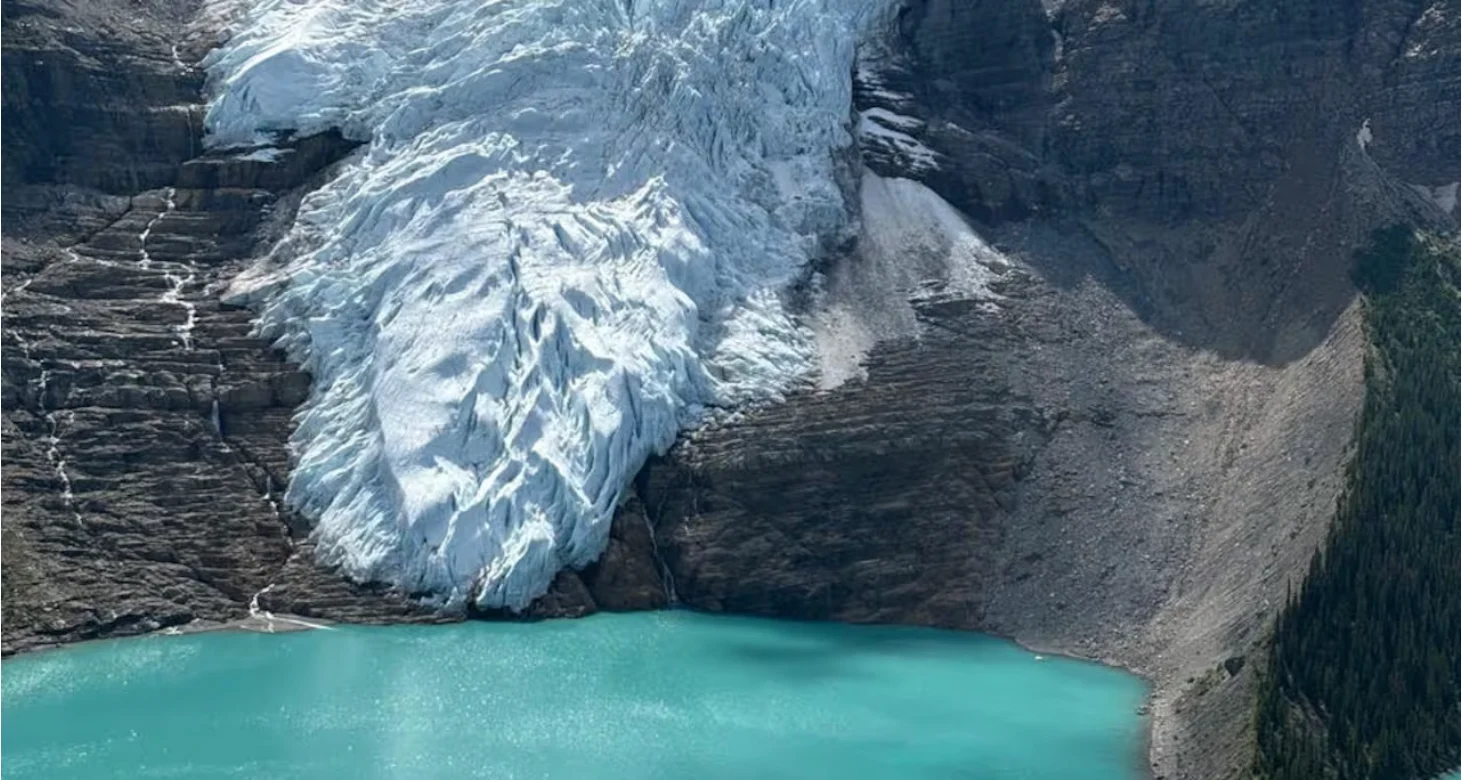 CBC: Over the past six years, B.C. Parks has also been working with UNBC researcher Brian Menounos, who has also been monitoring the Berg Lake glacier and says there have been notable changes in recent years. (Submitted by Joseph Shea)