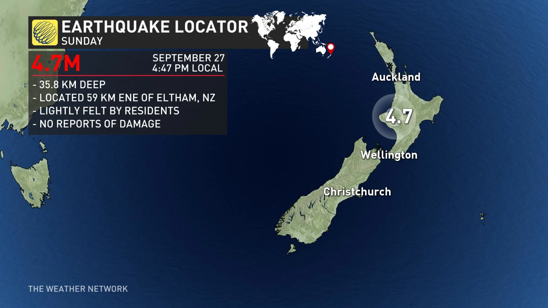 New Zealand Quake