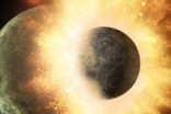 Is an intact piece of protoplanet Theia locked away inside the Moon?