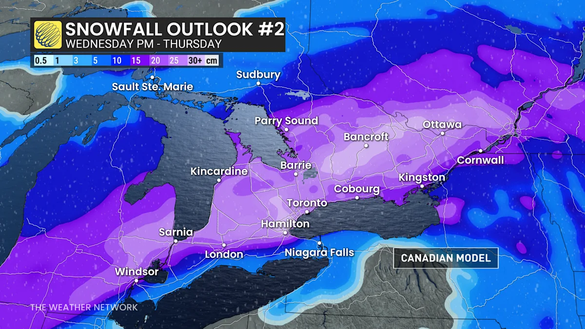 Major snowfall threat with next Ontario winter storm (with another on ...