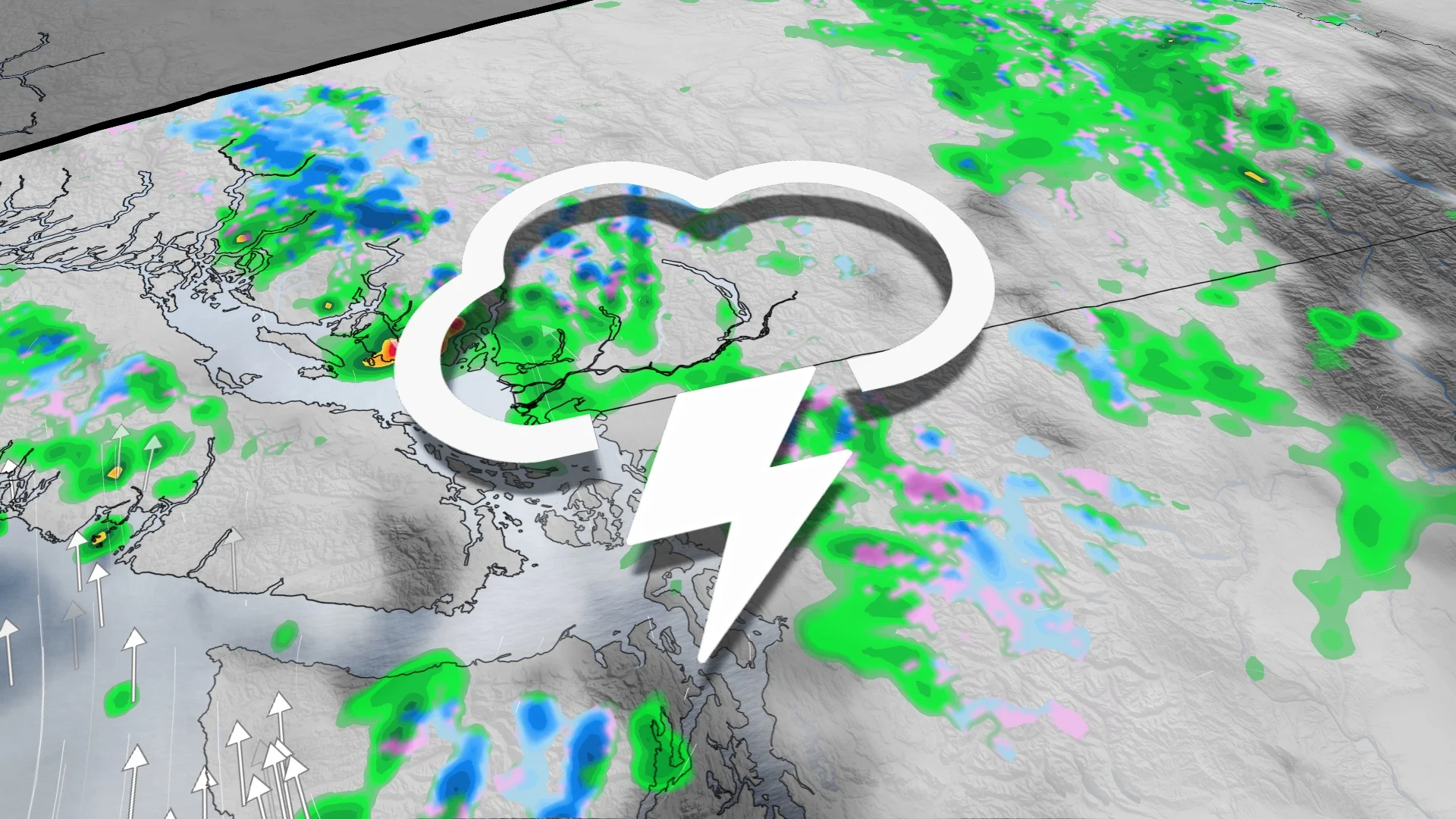 Thunderstorm threat becomes nocturnal in B.C., more active weather looms