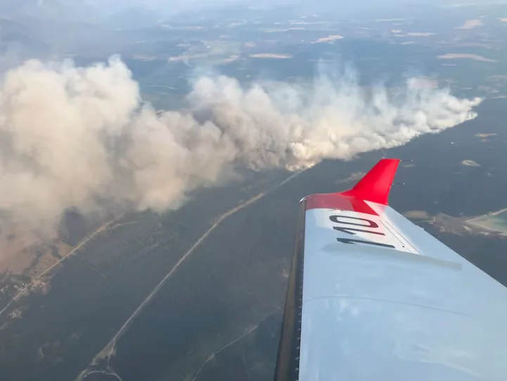 CBC - Wait Creek fire BC - Aug1