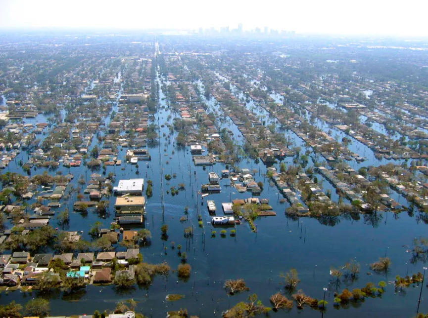 new orleans after hurricane katrina credit NOAA/wikimedia commons