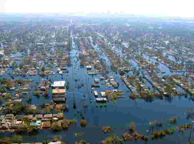 new orleans after hurricane katrina credit NOAA/wikimedia commons