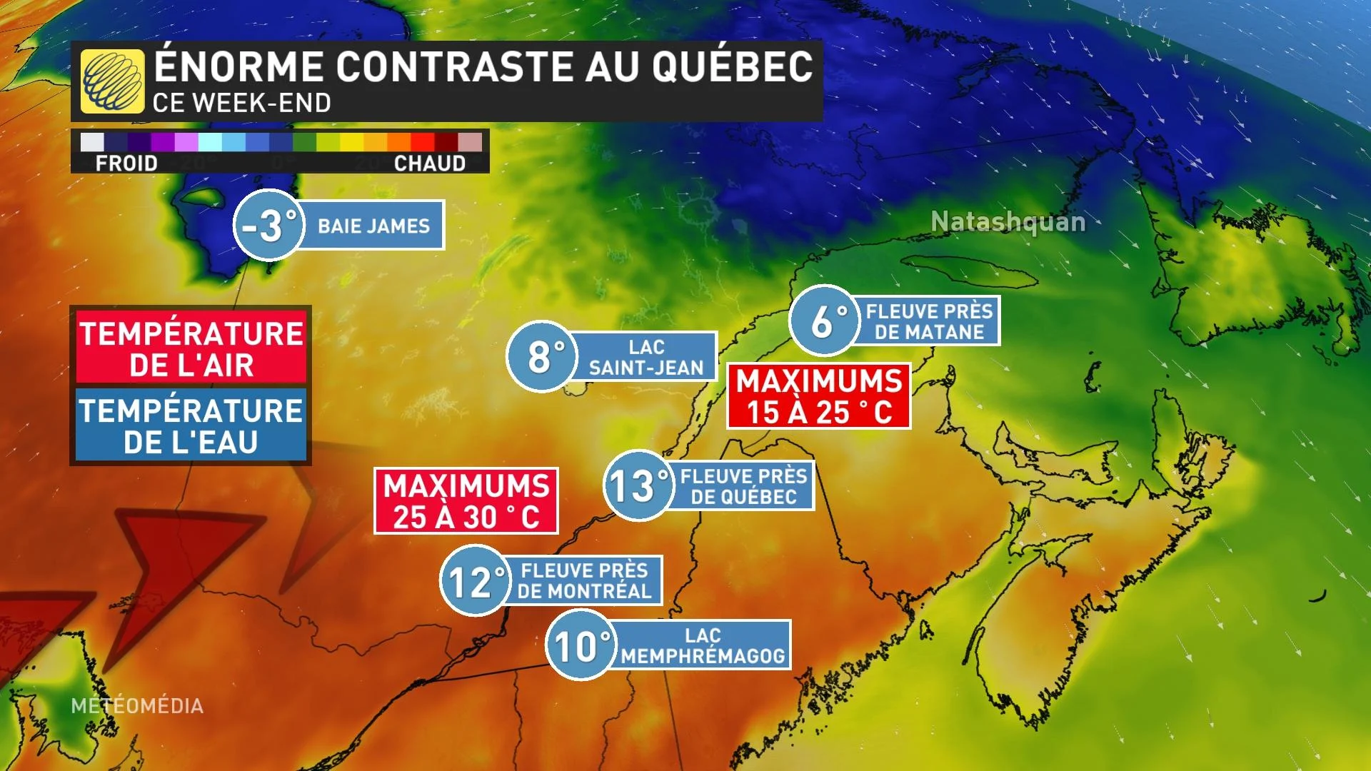 Énorme contraste