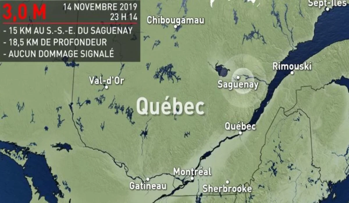 Deux séismes en trois jours au Saguenay
