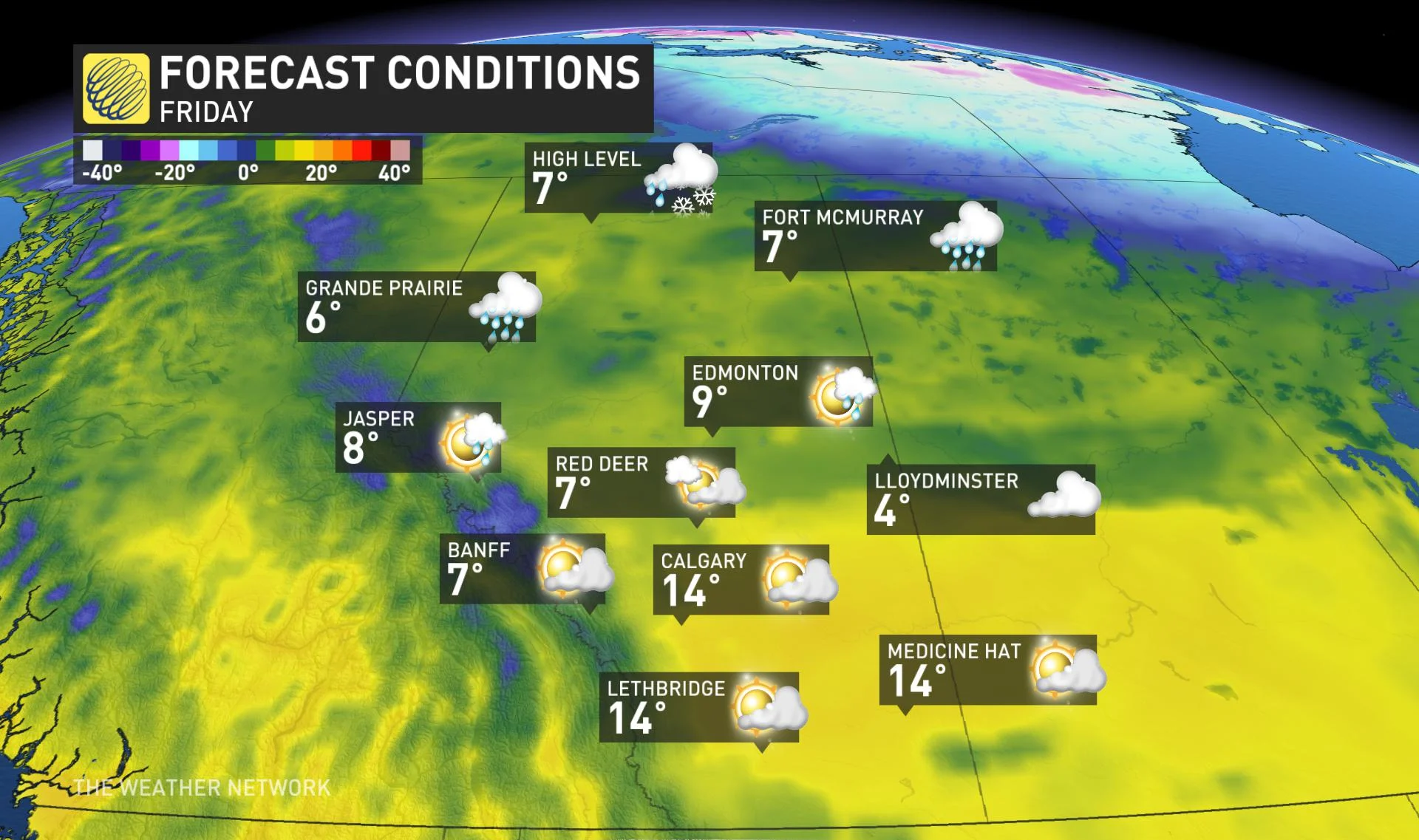 Alberta icons Friday