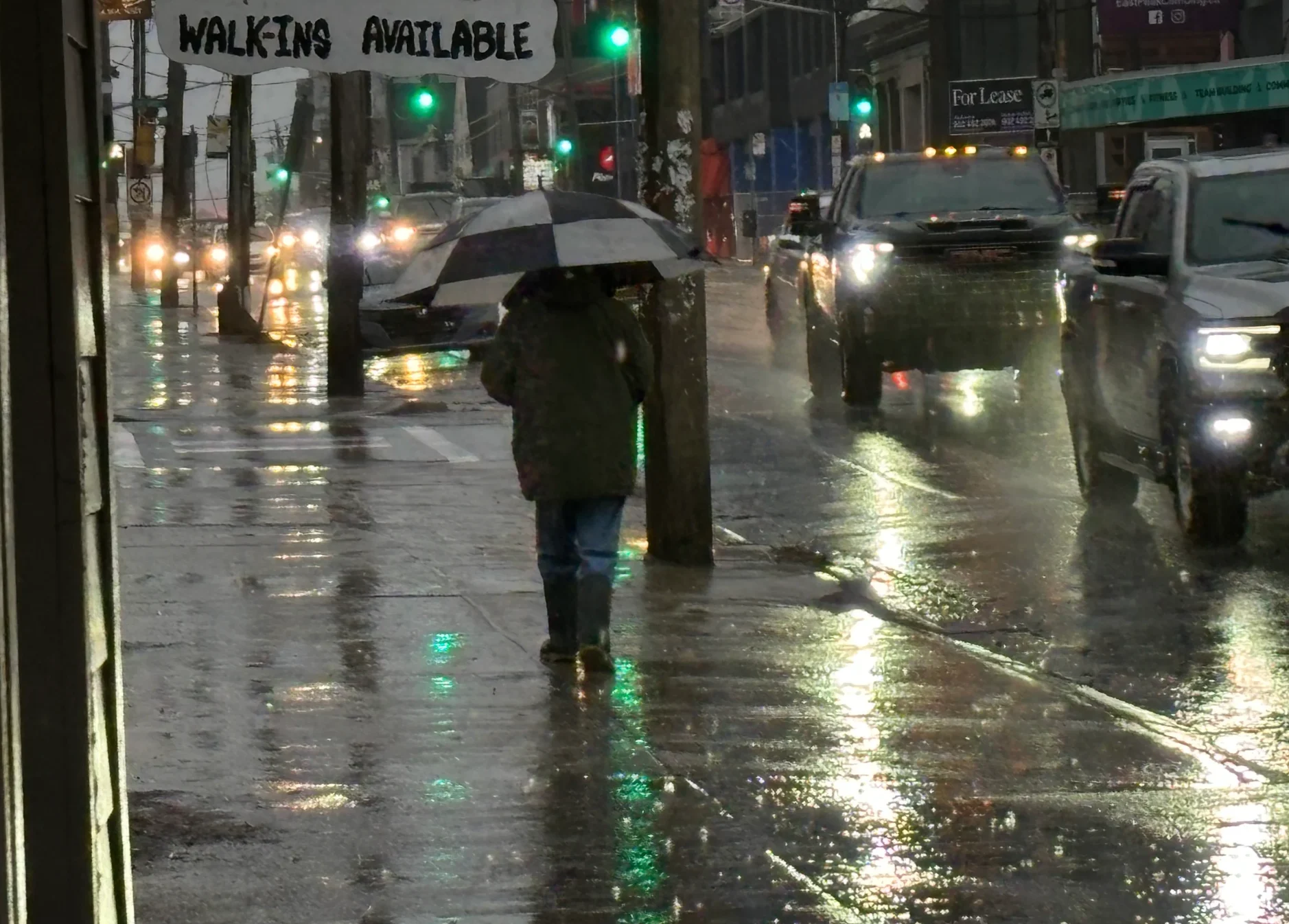 Nathan Coleman: Dreary, cold, winter, rain, freezing rain, umbrella. Halifax, Nova Scotia. Jan 7, 2026