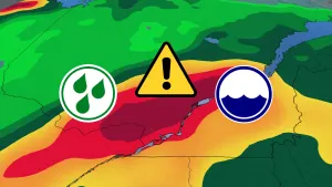 Fermetures de routes et inondations, les restes de Debby sont arrivés au Québec